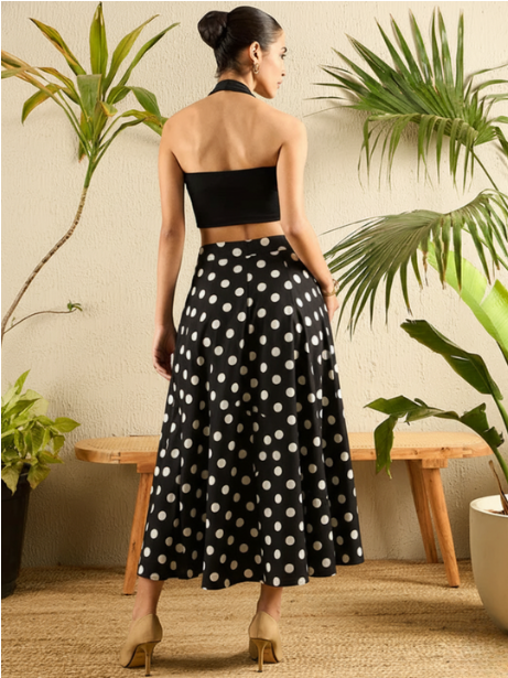 pure cotton box pleated midi skirt pure cotton box pleated midi skirt