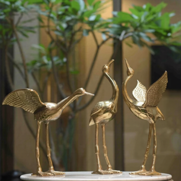 Evelyn Flamingo Set of 3 Decorative Accent